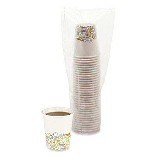 Boardwalk Convenience Pack Paper Hot Cups, 8 oz, Deerfield Print, 9 Cups/Sleeve, 34 Sleeves/Carton (BWKDEER8HCUPOP)