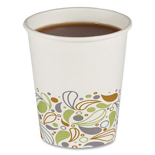 Boardwalk Convenience Pack Paper Hot Cups, 8 oz, Deerfield Print, 9 Cups/Sleeve, 34 Sleeves/Carton (BWKDEER8HCUPOP)