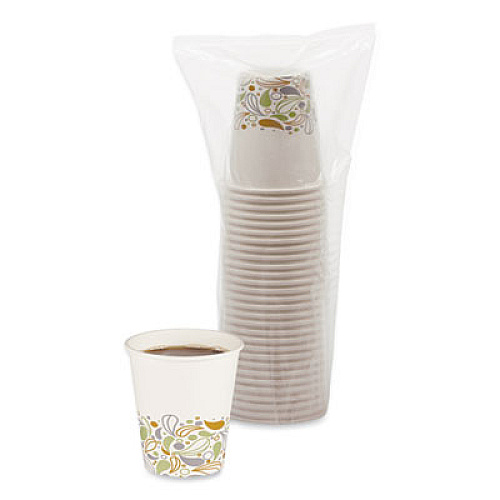 Boardwalk Convenience Pack Paper Hot Cups, 10 oz, Deerfield Print, 9 Cups/Sleeve, 29 Sleeves/Carton (BWKDEER10HCUPOP)
