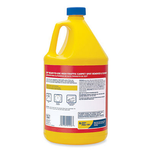 Zep Commercial High Traffic Carpet Cleaner, 1 gal, 4/Carton (ZUHTC128CT)