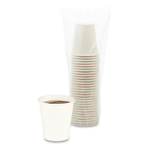 Boardwalk Convenience Pack Paper Hot Cups, 10 oz, White, 9 Cups/Sleeve, 29 Sleeves/Carton (BWKWHT10HCUPOP)