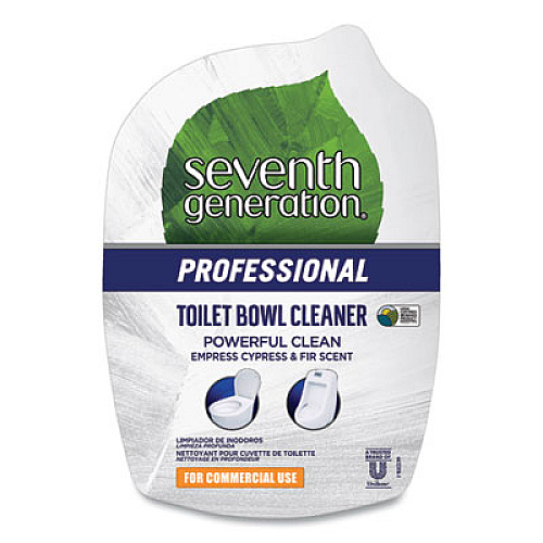 Seventh Generation Professional Toilet Bowl Cleaner, Empre Cypress and Fir, 32 oz Bottle, 8/Carton (44727CT)