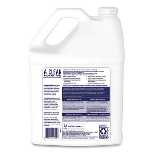 Seventh Generation Professional Disinfecting Kitchen Cleaner, Lemongrass Citrus, 1 gal Bottle, 2/Carton (44752CT)