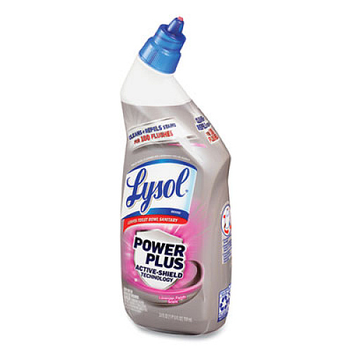 LYSOL Brand Power Plus Toilet Bowl Cleaner, Lavender Fields, 24 oz, 9/Carton (96308)