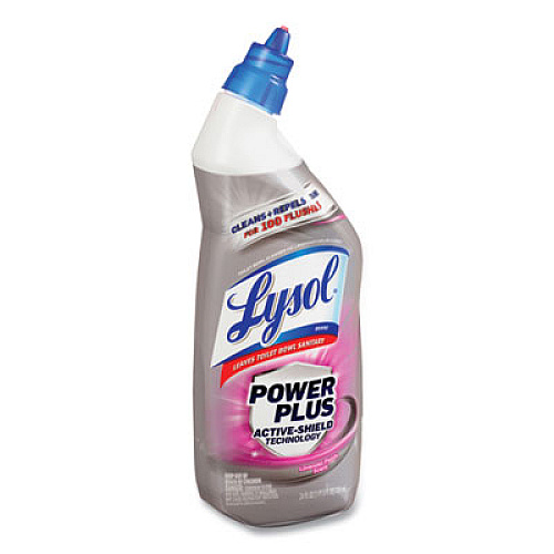 LYSOL Brand Power Plus Toilet Bowl Cleaner, Lavender Fields, 24 oz, 9/Carton (96308)