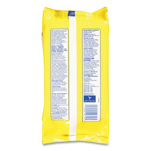 LYSOL Brand Disinfecting Wipes Flatpacks, 6.69 x 7.87, Lemon and Lime Blossom, 80 Wipes/Flat Pack, 6 Flat Packs/Carton (99716CT)