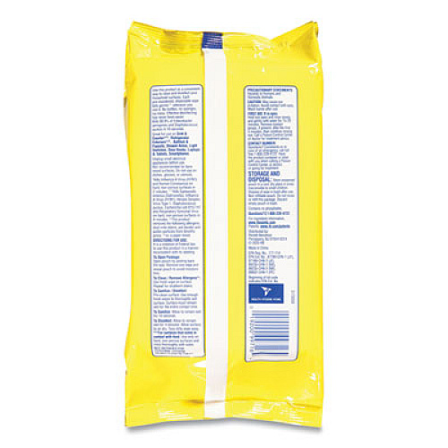LYSOL Brand Disinfecting Wipes Flatpacks, 6.69 x 7.87, Lemon and Lime Blossom, 80 Wipes/Flat Pack (99716EA)