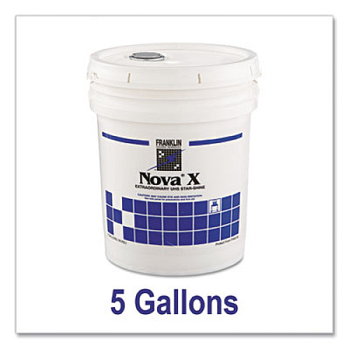 Franklin Cleaning Technology Nova X Extraordinary UHS Star-Shine Floor Finish, 5 gal Pail (F465226)