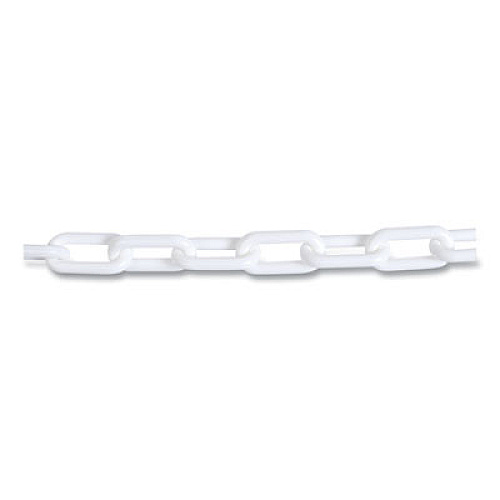 Tatco Crowd Control Stanchion Chain, Plastic, 40ft, White (12400)