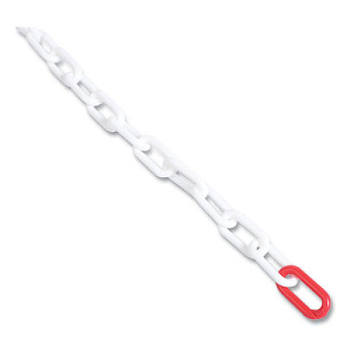 Tatco Crowd Control Stanchion Chain, Plastic, 40ft, White (12400)
