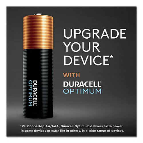 Duracell Optimum Alkaline AAA Batteries, 8/Pack (OPT2400B8PRT)