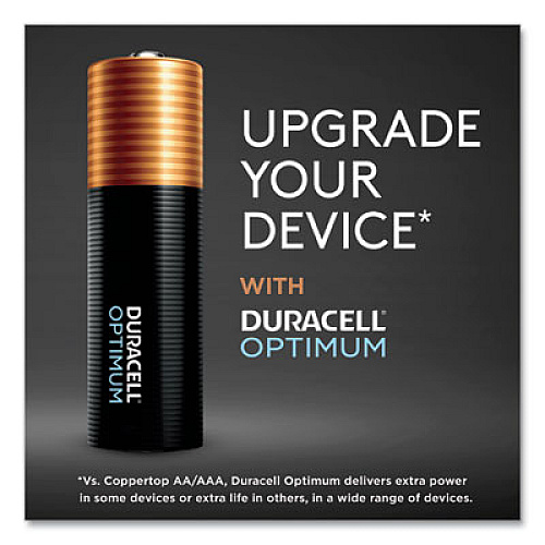 Duracell Optimum Alkaline AA Batteries, 12/Pack (OPT1500B12PR)