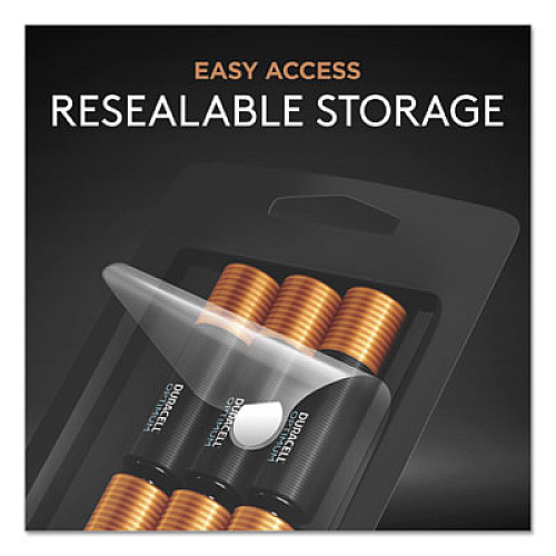 Duracell Optimum Alkaline AAA Batteries, 6/Pack (OPT2400B6PRT)