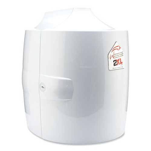 2XL Contemporary Wall Mount Wipe Dispenser, 11 x 11 x 13, White (L82)