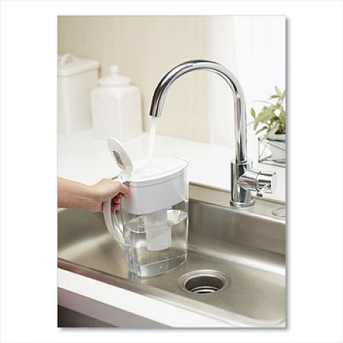 Brita Space Saver Water Filter Pitcher, 48 oz, 6 Cups (35566)