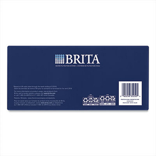 Brita Space Saver Water Filter Pitcher, 48 oz, 6 Cups (35566)