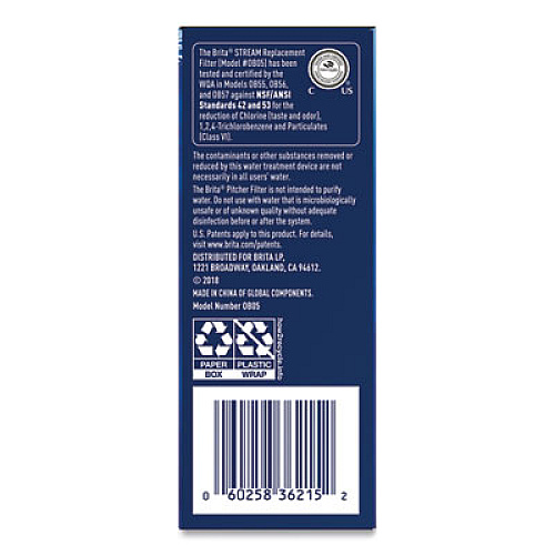 Brita Stream Pitcher Replacement Water Filters, 3/Pack (36215X)