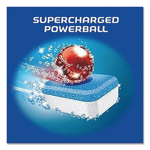 FINISH Powerball Dishwasher Tabs, Fresh Scent, 62/Box, 4 Boxes/Carton (20623CT)