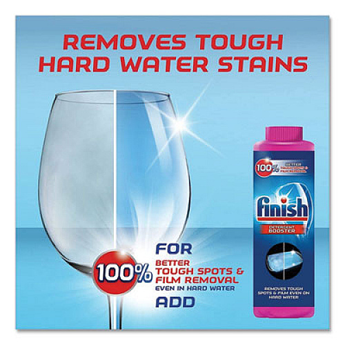 FINISH Hard  Water Detergent Booster, 14 oz Bottle, 6/Carton (85272CT)