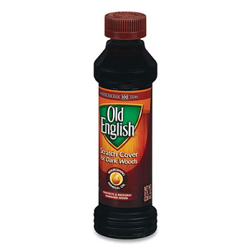 OLD ENGLISH Furniture Scratch Cover, For Dark Woods, 8 oz Bottle, 6/Carton (75144CT)