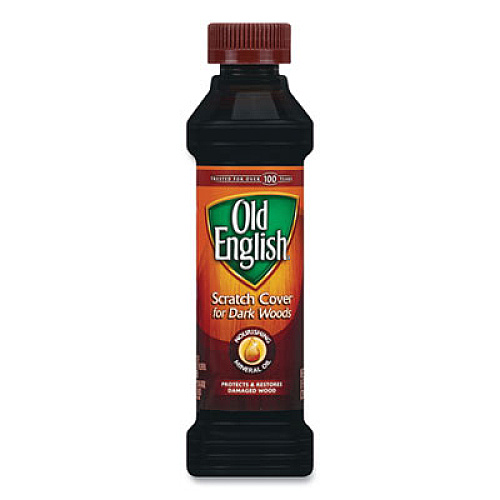 OLD ENGLISH Furniture Scratch Cover, For Dark Woods, 8 oz Bottle, 6/Carton (75144CT)