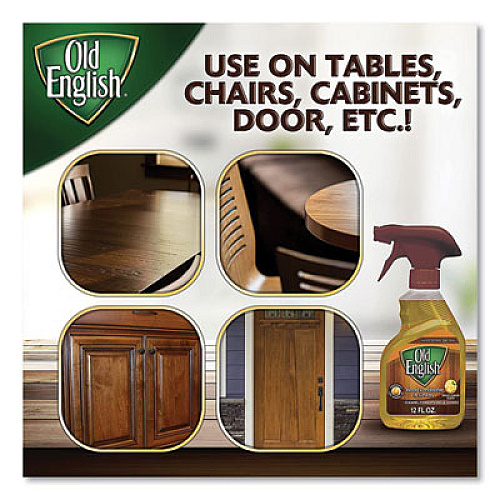 OLD ENGLISH Lemon Oil, Furniture Polish, 12oz, Spray Bottle (82888)