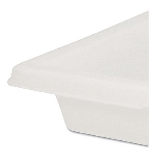 Rubbermaid Commercial Food/Tote Boxes, 2 gal, 18 x 12 x 3.5, White, Plastic (3507WHI)