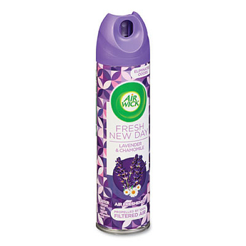 Air Wick Aerosol Air Freshener, Lavender and Chamomile, 8 oz Aerosol Spray, 12/Carton (05762CT)
