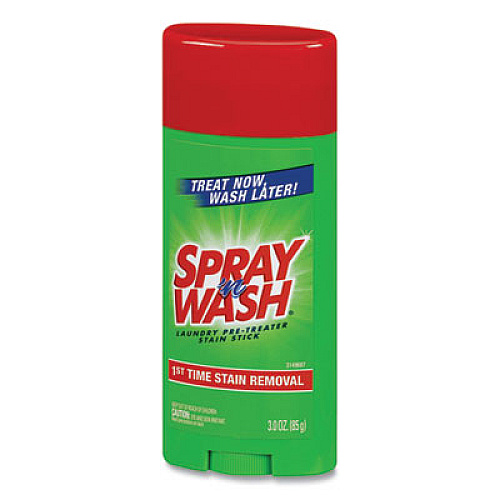 SPRAY n WASH Pre-Treat Stain Stick, White, 3 oz (81996)