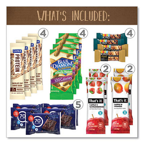 Snack Box Pros Low Calories Snack Box, 28 Assorted Snacks/Box (70000128)