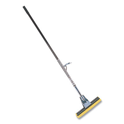 Rubbermaid Commercial Steel Sponge Mop, 12" Yellow Cellulose Sponge Head, Bronze Steel Handle (6435BZE)