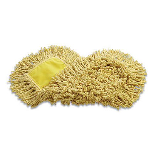 Rubbermaid Commercial Trapper Commercial Dust Mop, Looped-end Launderable, 5" x 18", Yellow (J15200YEL)