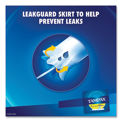 Tampax Tampons for Vending, Original, Regular Absorbency, 500/Carton (025001)