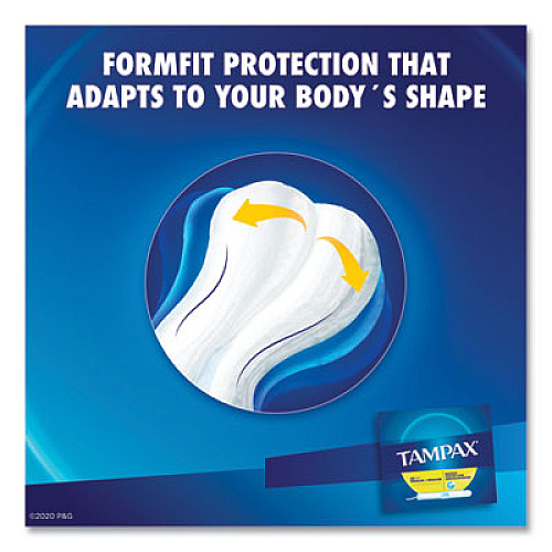 Tampax Tampons for Vending, Original, Regular Absorbency, 500/Carton (025001)
