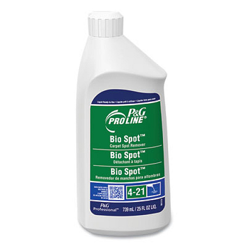 P&G Pro Line Bio-Spot Carpet Spot Remover, Fruity Scent, 25 oz Bottle, 15/Carton (03448)