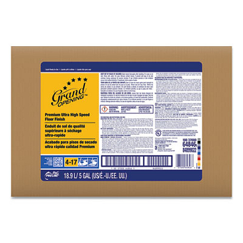P&G Pro Line #17 Grand Opening Ultra High Speed Floor Finish, 5 Gallon Bag-in-Box (64846)