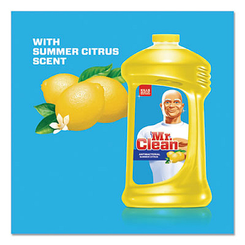 Mr. Clean MULTI-SURFACE ANTIBACTERIAL CLEANER, SUMMER CITRUS, 45 OZ BOTTLE, 6/CARTON (77131CT)