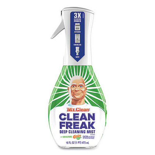 Mr. Clean Clean Freak Deep Cleaning Mist Multi-Surface Spray, Gain Original, 16 oz Spray Bottle, 6/Carton (79127)