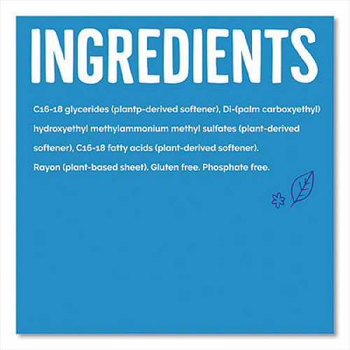 Seventh Generation Natural Fabric Softener Sheets, Unscented, 80 Sheets/Box (44930EA)