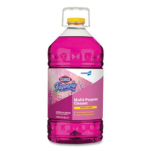 Clorox Fraganzia Multi-Purpose Cleaner, Spring Scent, 175 oz Bottle, 3/Carton (31524)