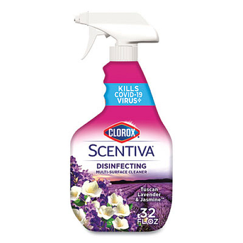 Clorox Scentiva Multi Surface Cleaner, Tuscan Lavender and Jasmine, 32oz, Spray Bottle (31387EA)