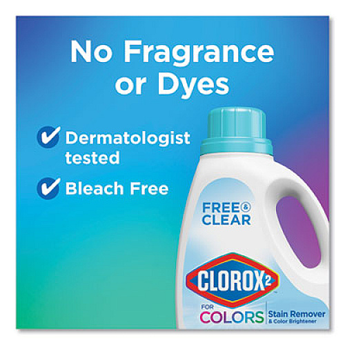 Clorox 2 STAIN REMOVER AND COLOR BOOSTER, UNSCENTED, 33 OZ BOTTLE, 6/CARTON (30046CT)