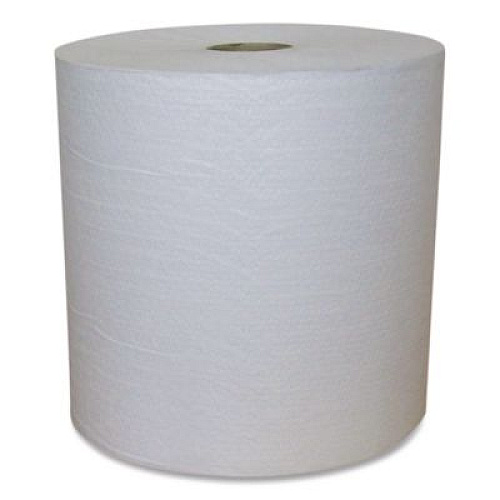 Eco Green Recycled Hardwound Paper Towels, 1-Ply, 7.88" x 800 ft, 1.8 Core, White, 6 Rolls/Carton (EW80166)