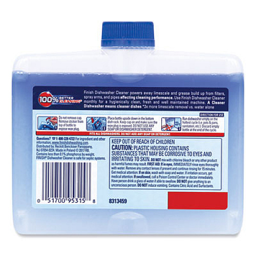 FINISH Dishwasher Cleaner, Fresh, 8.45 oz Bottle (95315EA)