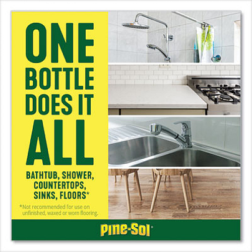 Pine-Sol Multi-Surface Cleaner, Lemon Fresh, 28 oz Bottle, 12/Carton (40187)