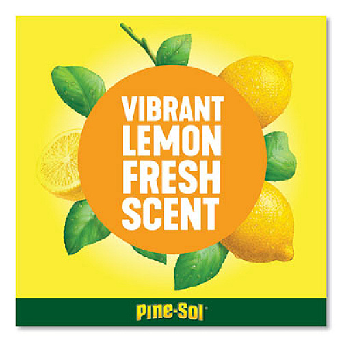 Pine-Sol Multi-Surface Cleaner, Lemon Fresh, 28 oz Bottle, 12/Carton (40187)