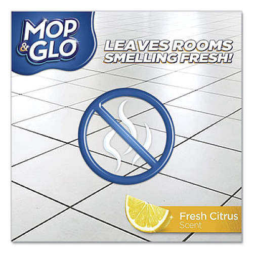 MOP & GLO Triple Action Floor Cleaner, Fresh Citrus Scent, 32 oz Bottle (89333CT)