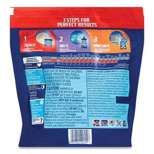 FINISH Powerball Max in 1 Dishwasher Tabs, Original Scent, 46/Pack (20605)
