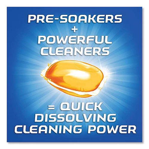 FINISH Dish Detergent Gelpacs, Orange Scent, Box of 32 Gelpacs, 8 Boxes/Carton (81053CT)