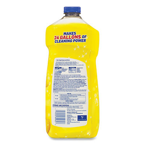 LYSOL Brand Clean and Fresh Multi-Surface Cleaner, Sparkling Lemon and Sunflower Essence, 48 oz Bottle, 9/Carton (89962CT)